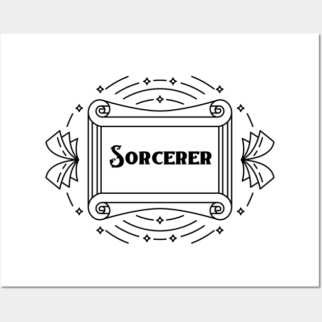 DnD Sorcerer - Light Wall Art by banditotees